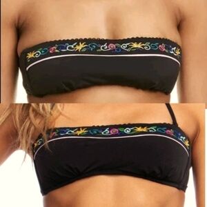 Nanette Lepore swim bandeau bikini top NWT 10
